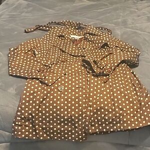 Polka dot coat
